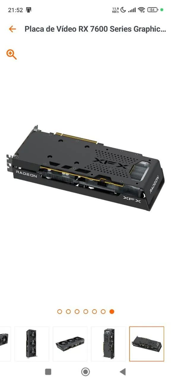 Placa de vídeo RX 7600 XFX - Foto 3