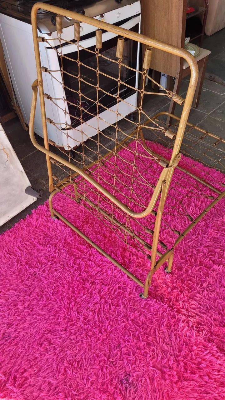 Cama dobrável vintage  - Foto 5