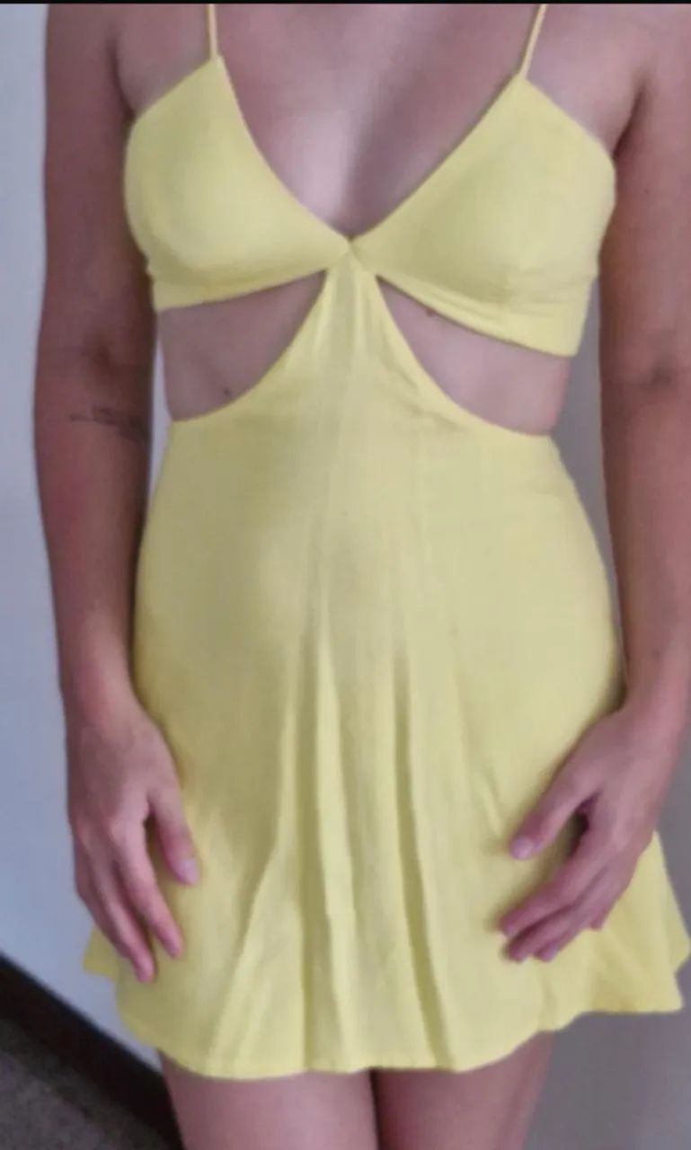 Vestido amarelo Oh Boy pp