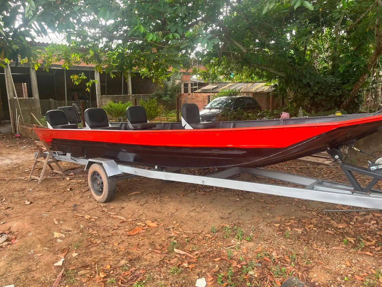 Kit Completo Barco, Carretinha e Motor