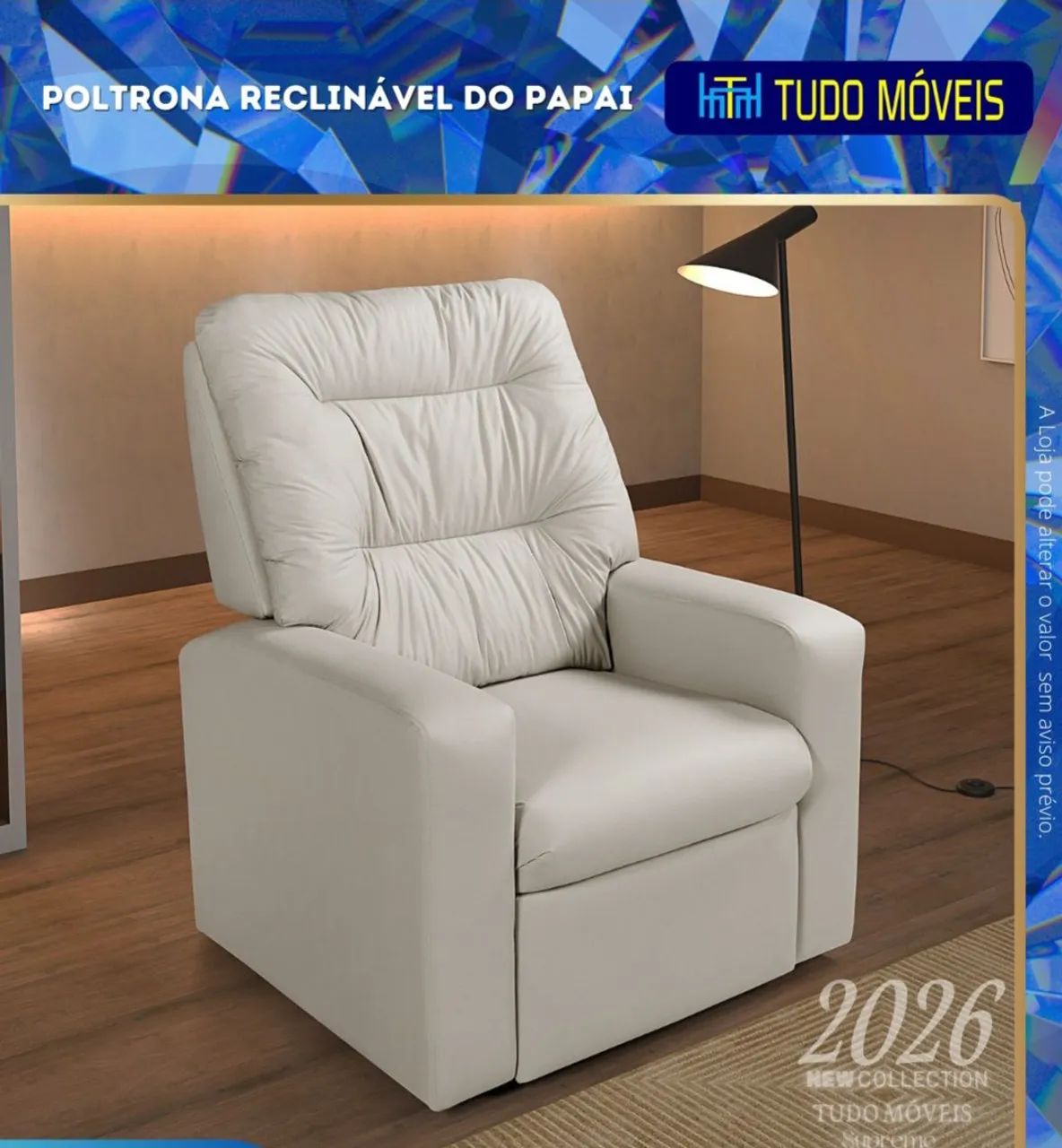 POLTRONA RECLINÁVEL DO PAPAI  - Foto 3