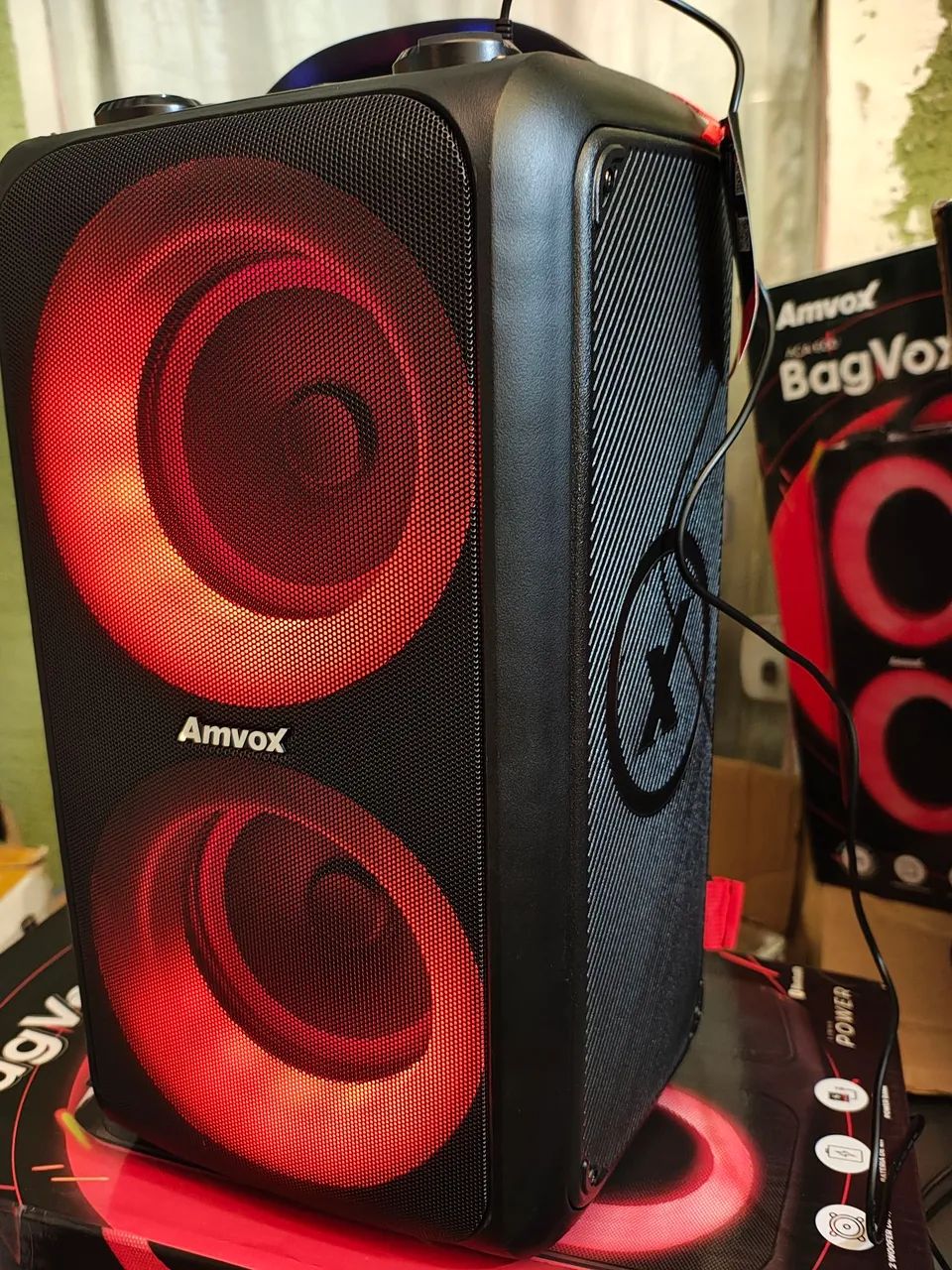 Caixa de Som Amplificada Amvox ACA 600 BagVox 600W - Completa na Caixa e na garantia. - Foto 6