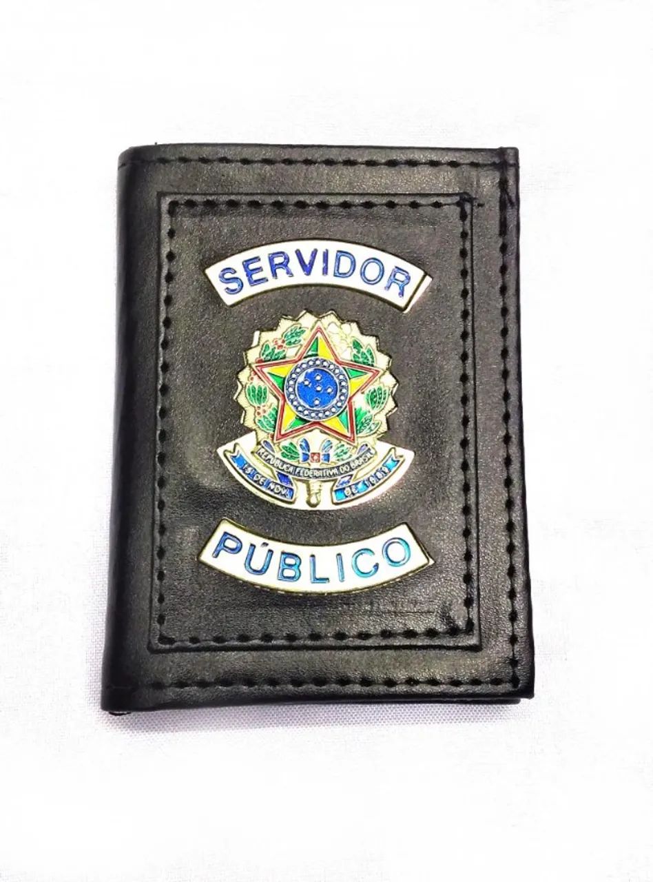 Carteira Institucional SERVIDOR PÚBLICO em Couro Sintético