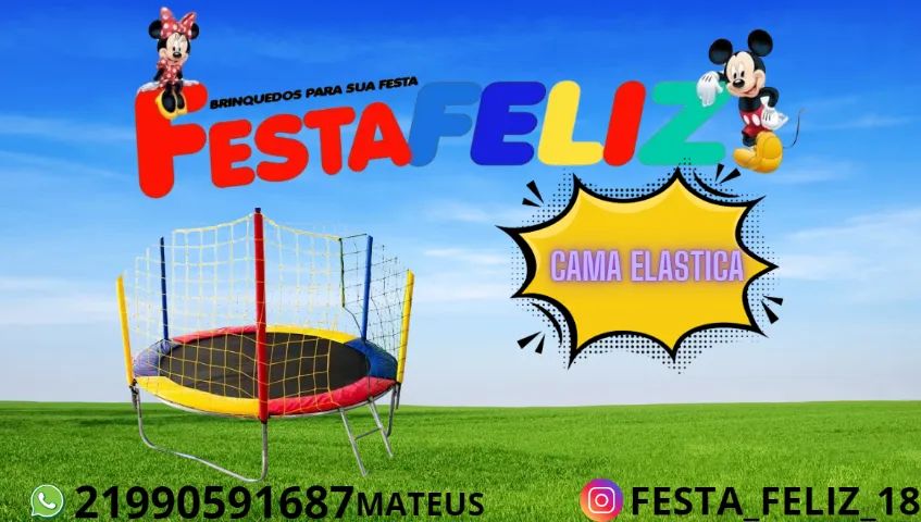 LOCAÇÃO DE BRINQUEDOS TOTÓ , CAMA ELÁSTICA, PISCINA DE BOLINHAS 