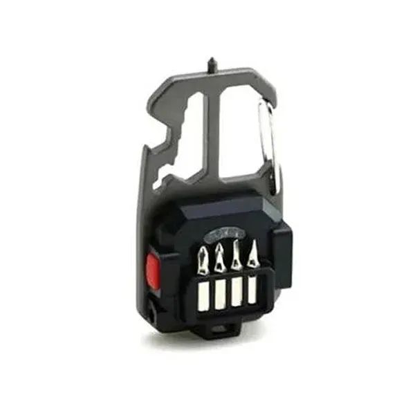 Mini Lanterna Chaveiro COB Multifuncional Abridor Quebra-Vidro USB 800mAh - Lelong - Foto 4