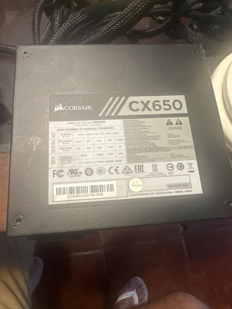 Corsai cx 650