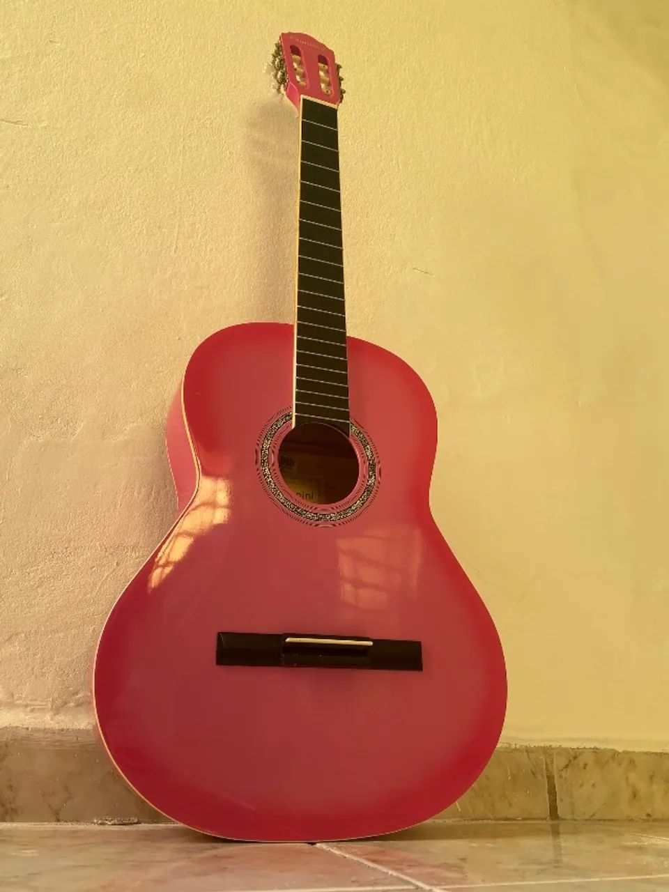 Violão Giannini Rosa Acústico (Com Capa Bag) - Ótimo Estado - Foto 2
