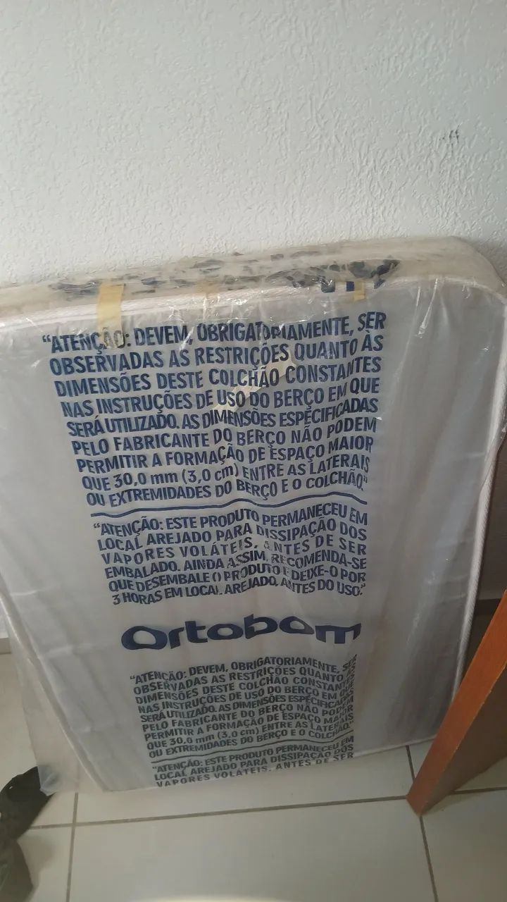 NEW BERÇO CUORE CERCADINHO COM COLCHÃO MARCA ORTOBOM - Foto 3