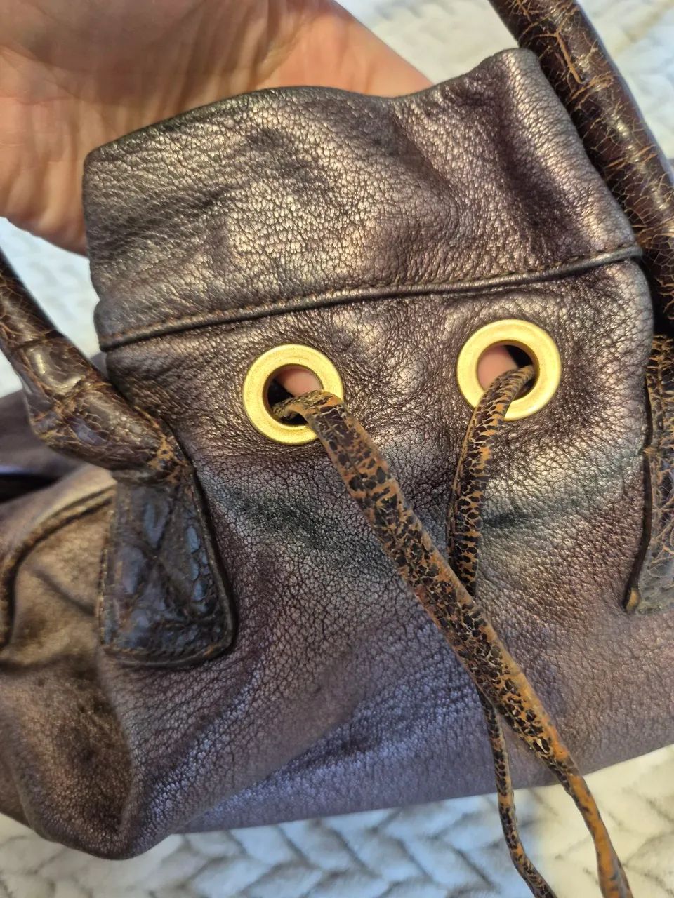 Bolsa em couro Ana Paula - Foto 3