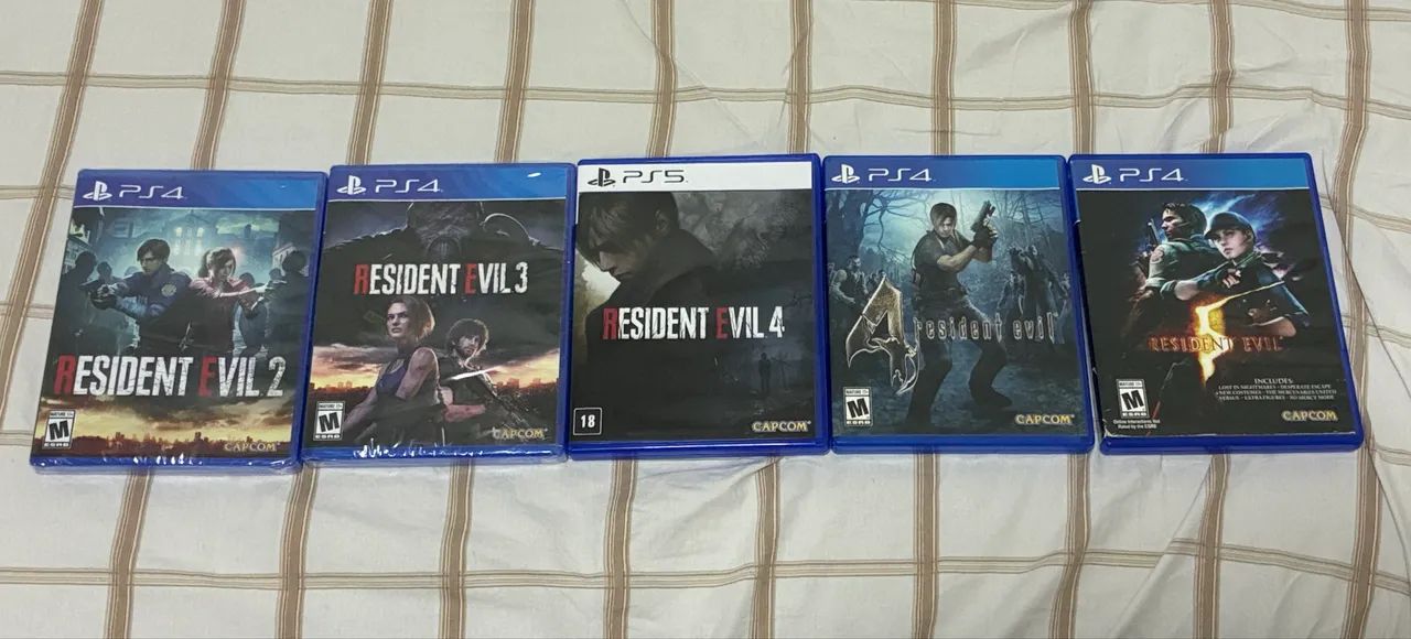 Resident evil 2, 3, 4, 5