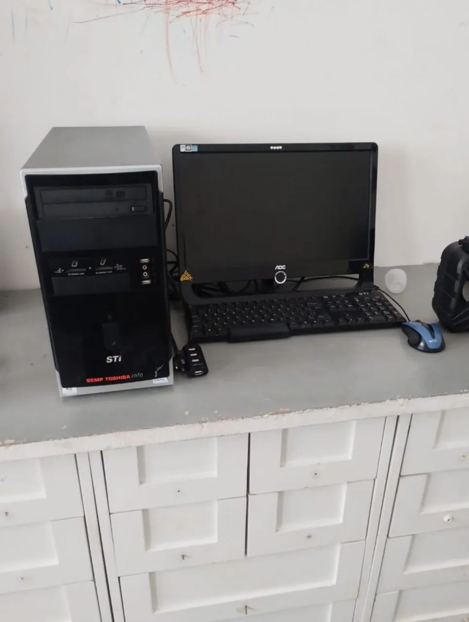 Computador completo perfeito estado só colocar hd e usar .  - Foto 2