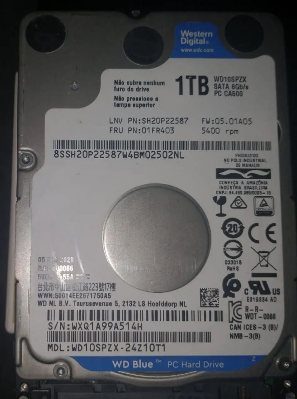 HD WD Blue de 1 TB - Foto 3