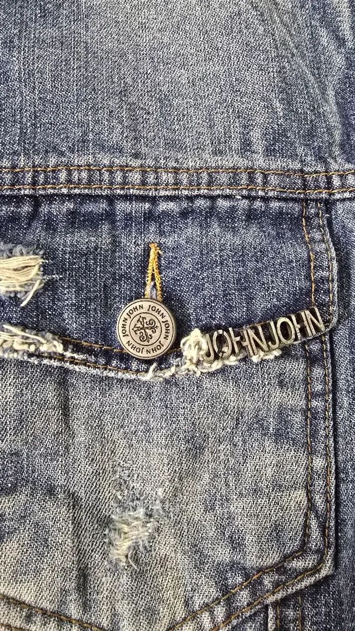 Jaqueta John John jeans moletom M - Foto 3