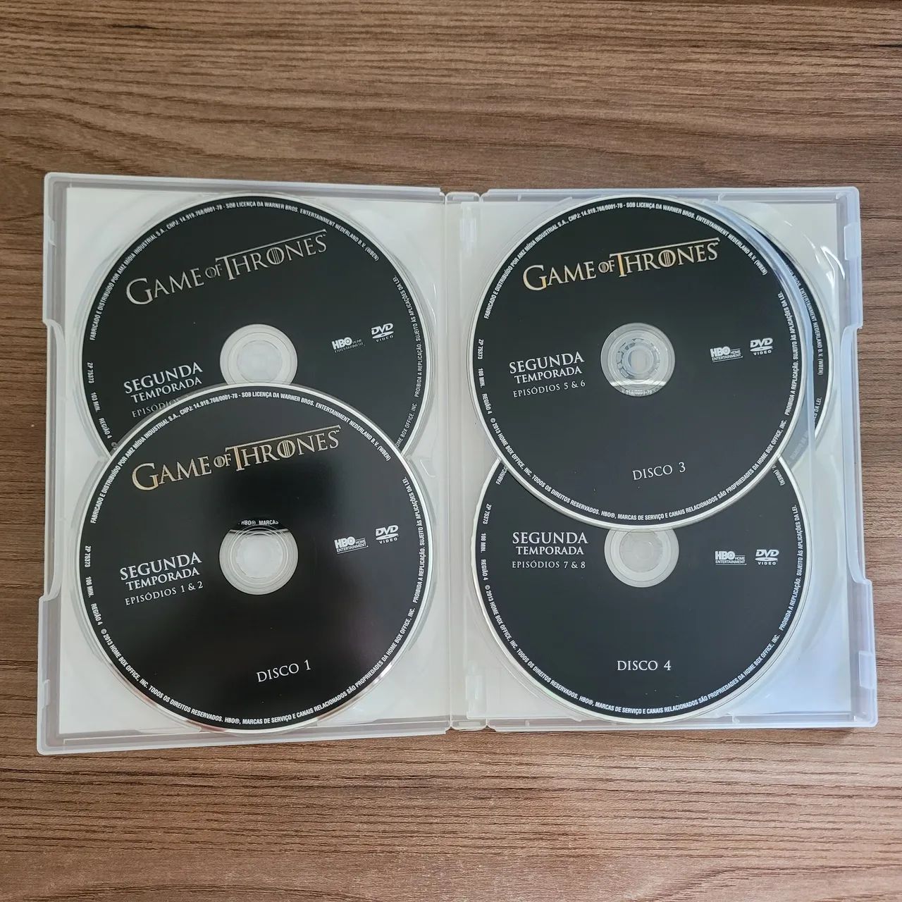 Box Game of Thrones - Temporadas 1, 2, 3 e 4 completas - 20 discos - Foto 4