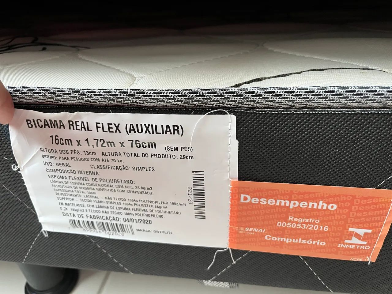 Cama box solteiro auxiliar - Foto 4