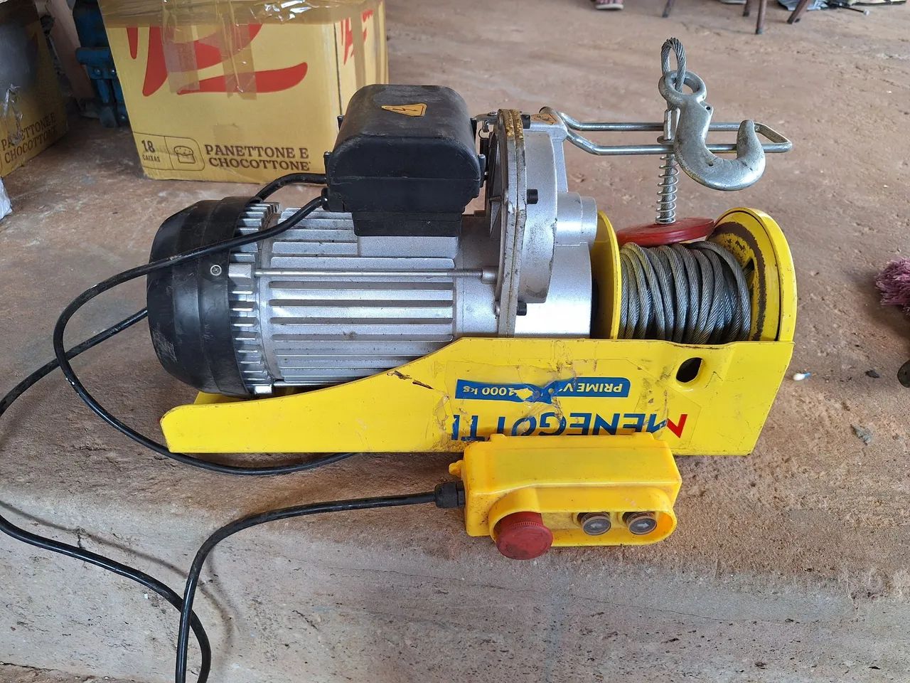 GUINCHO TALHA ELÉTRICO MENEGOTTI 500/1000KG  - Foto 3