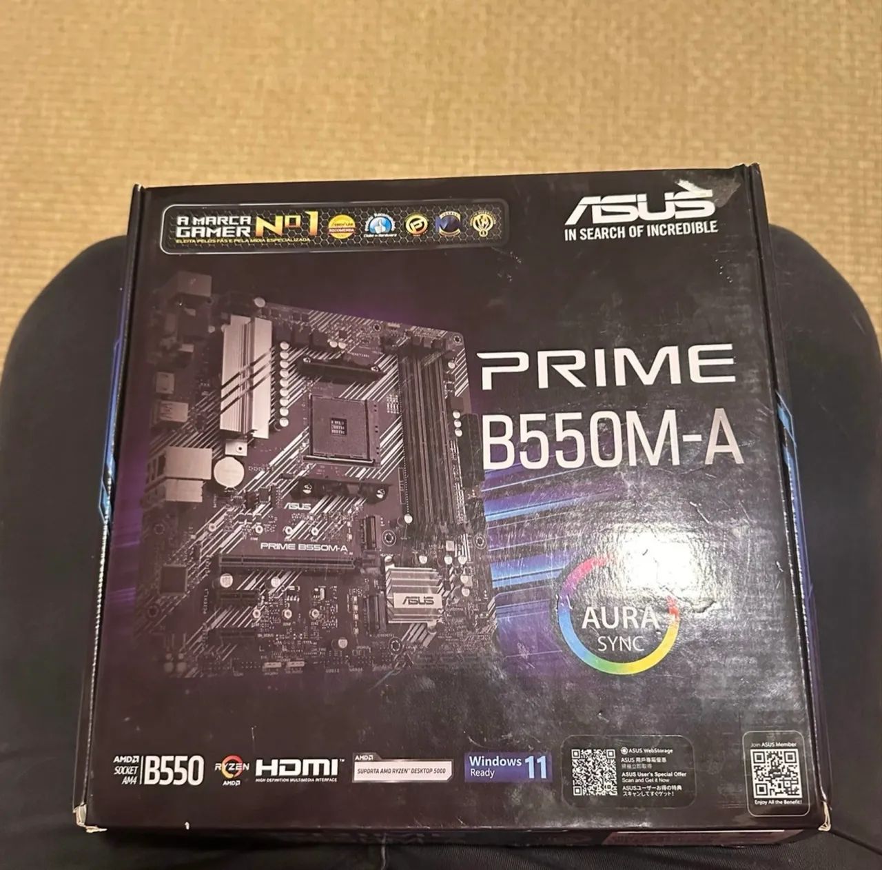 PLACA MÃE ASUS PRIME B550M-A