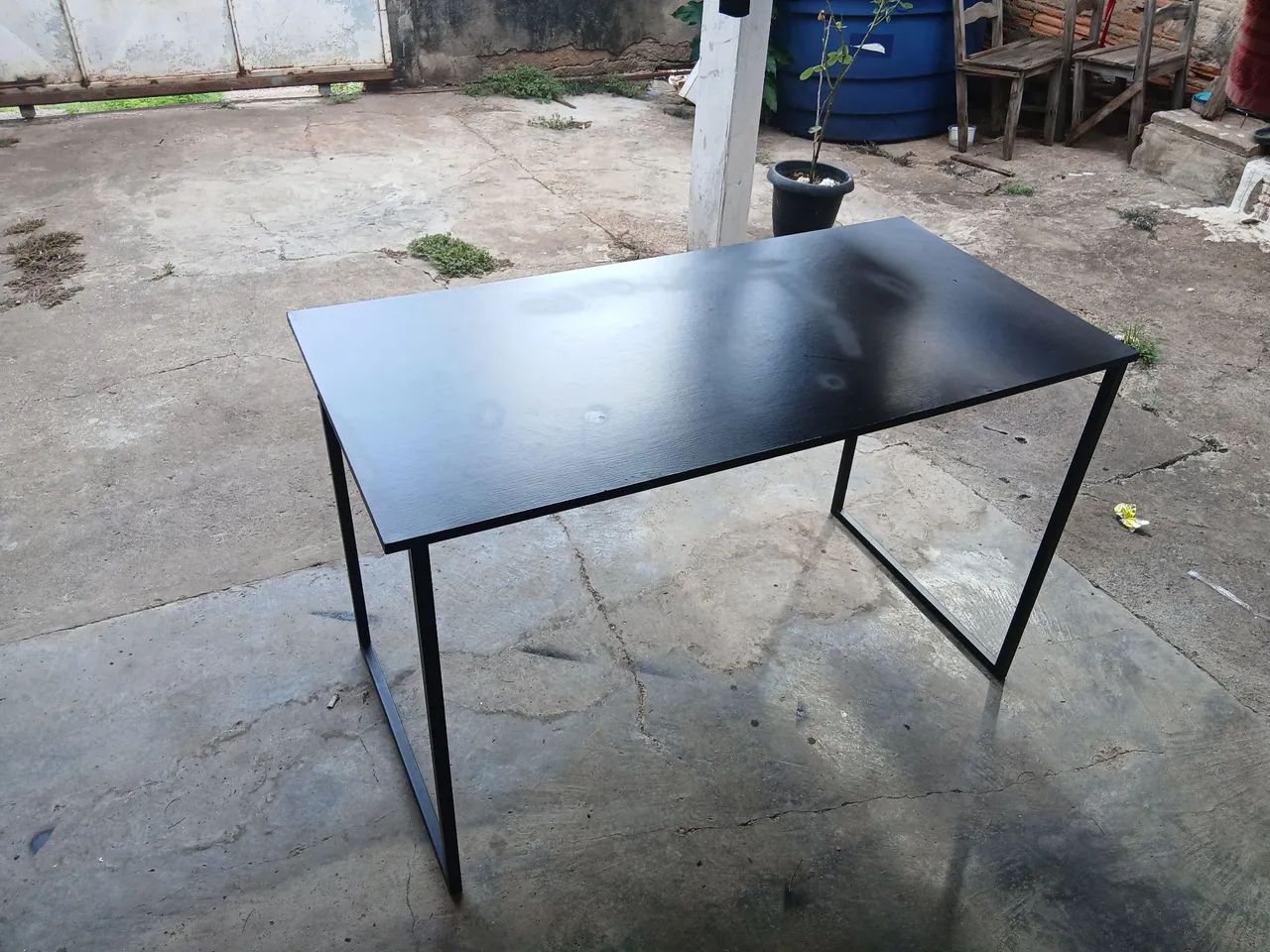 Mesa industrial preta - Foto 2