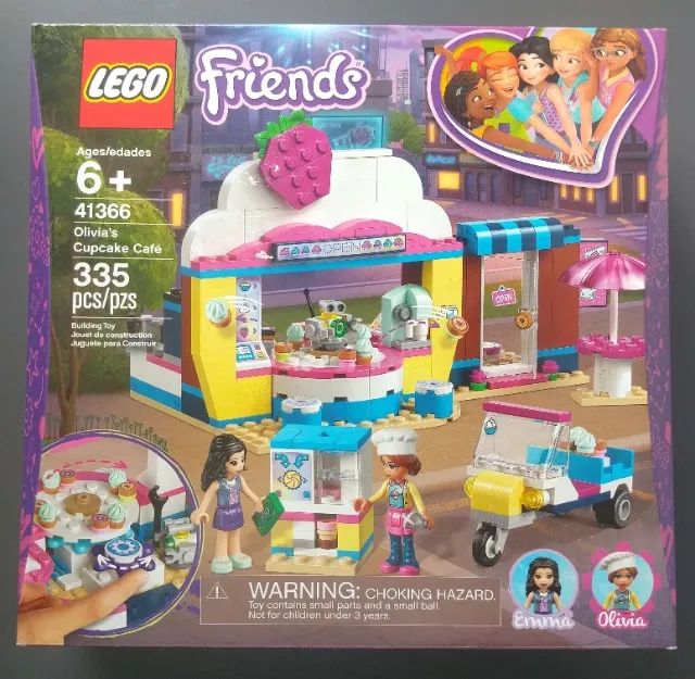 Lego Friends Novo Fechado Café Cupcake da Olivia