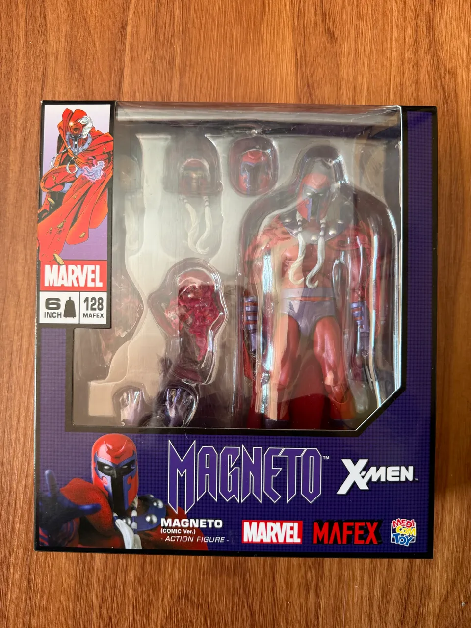 Figura de ação Mafex No.179 Magneto (Original Comic Ver.) X-Men
