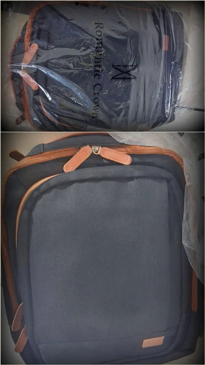  Mochila Executiva Nova com Zíper Expansível e Saída USB (Entrega Grátis) - Foto 4