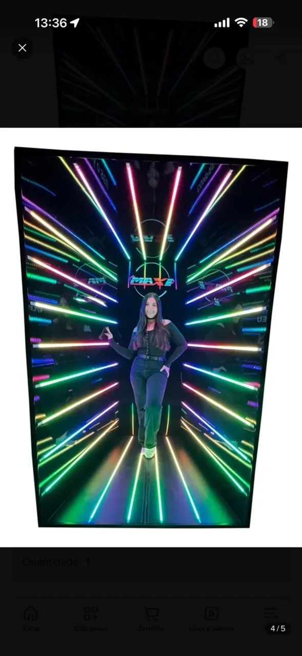 Vendo tunel de led infinito - Foto 2