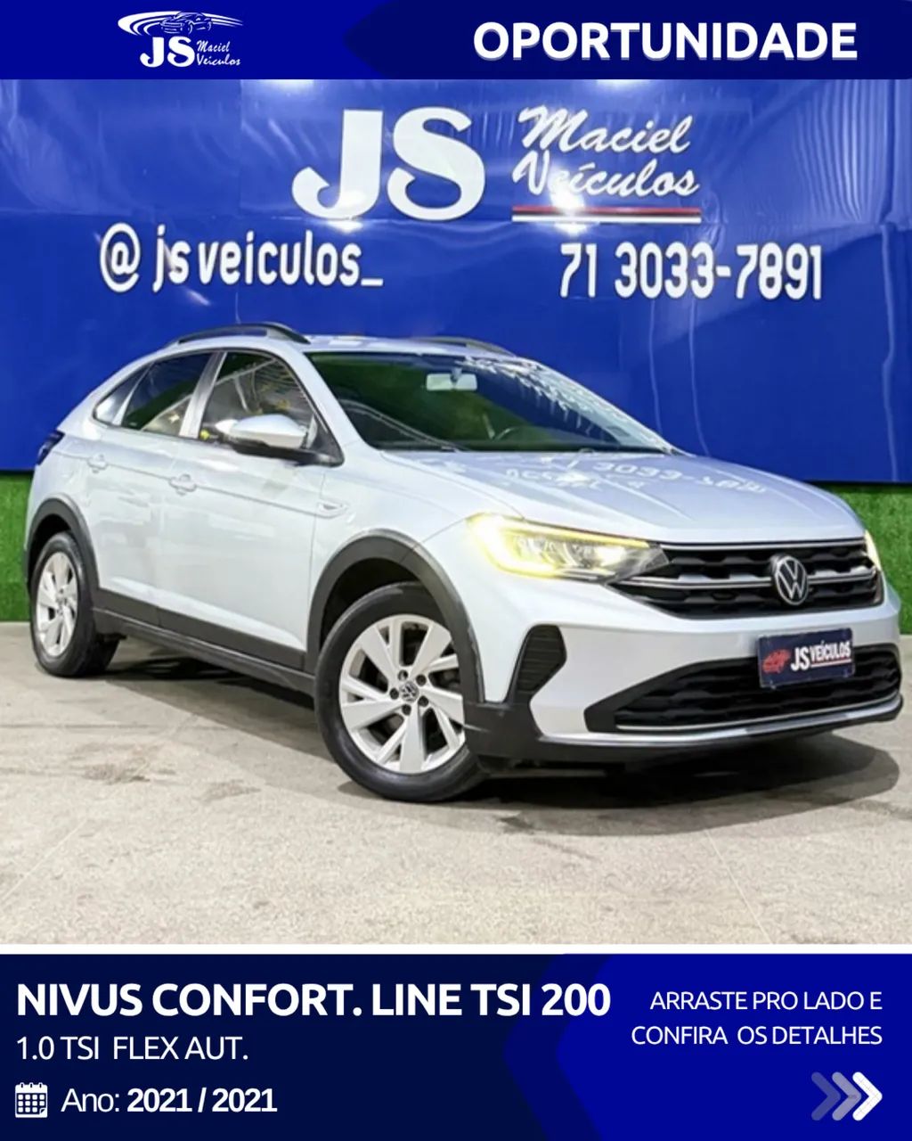 Volkswagen Nivus Nivus Comfortline 1.0 200 TSI Flex Aut. 2021
