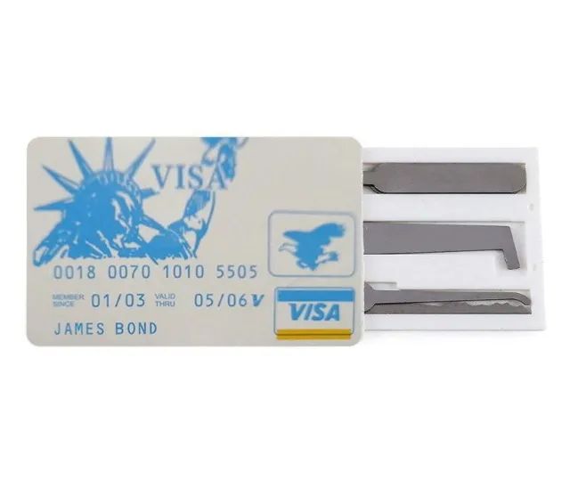 Kit De Chaves Micha De Alta Qualidade Slim Card - Foto 2