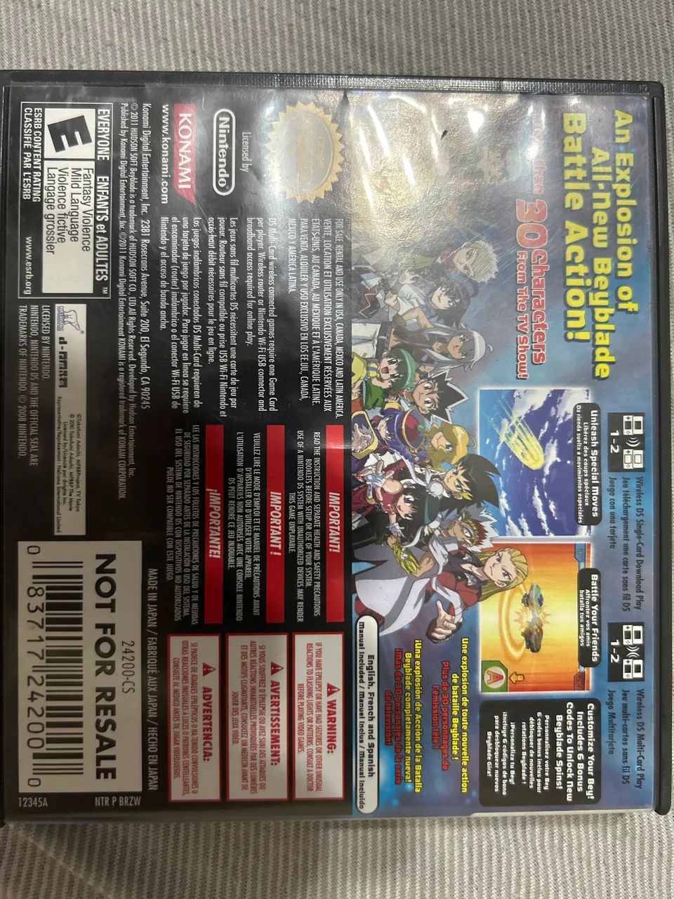 Jogo Beyblade Ds - Foto 2