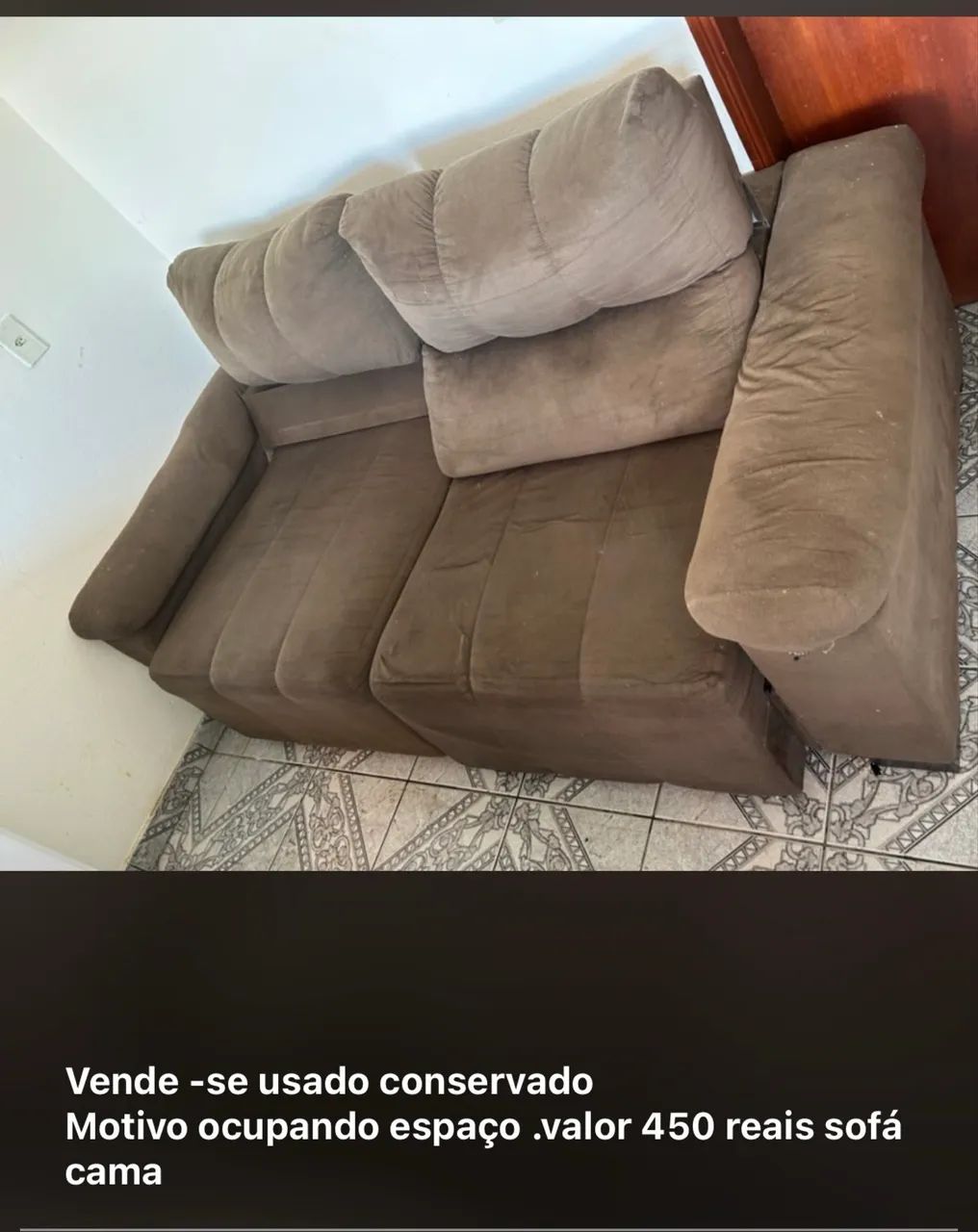 Sofá cama usado/ conservado 