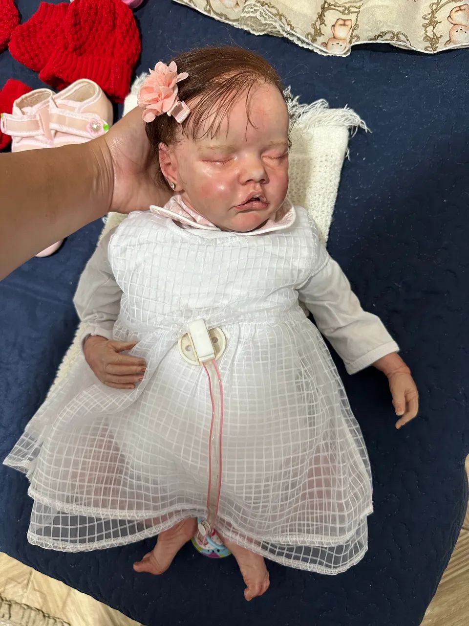 Bebê reborn + acessórios 