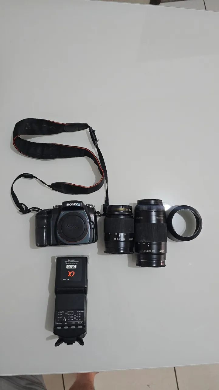 Câmera Sony com lentes - Foto 3