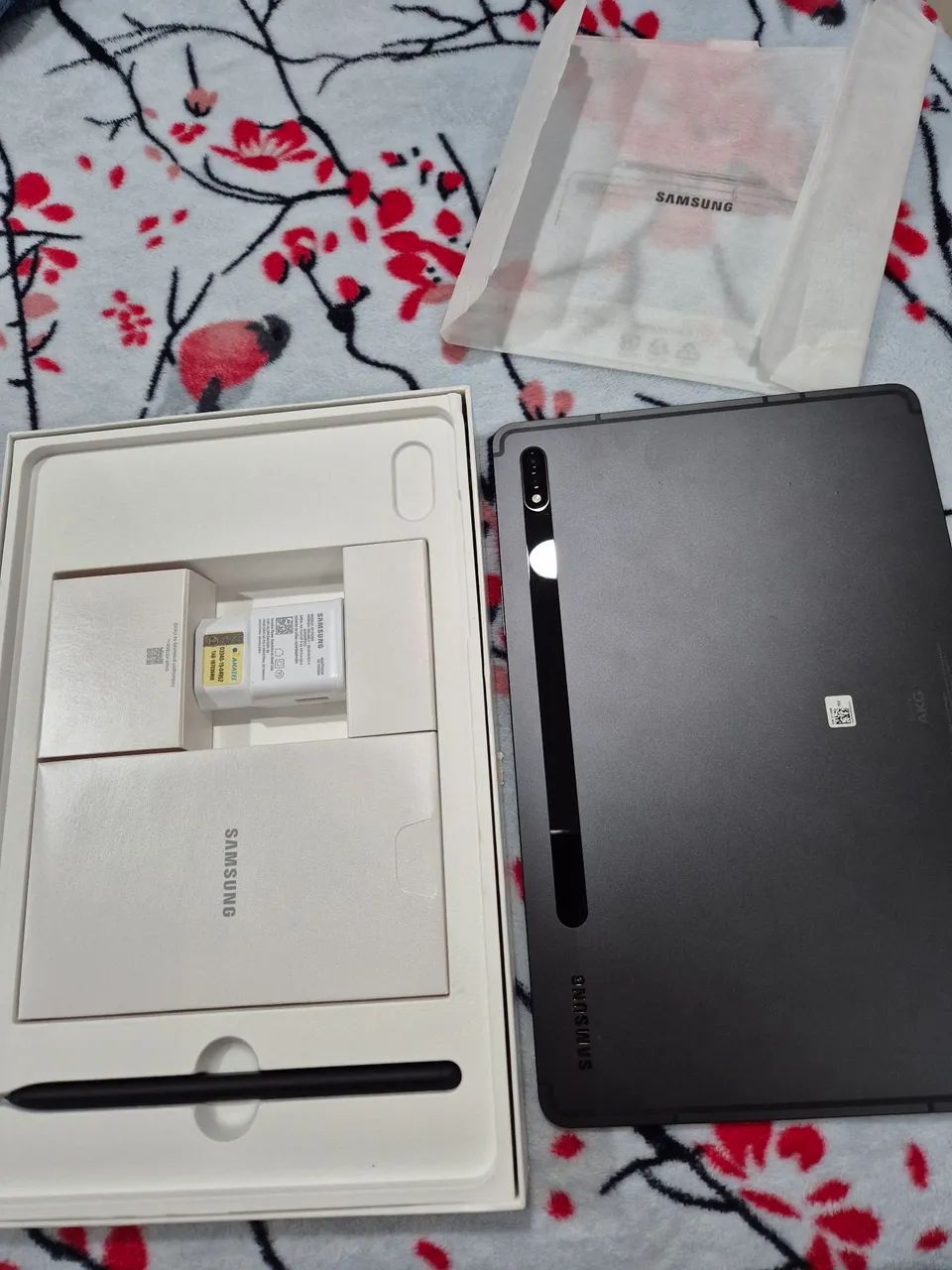 Tablet samsung tab s8 5g 256gb grafite - Foto 2