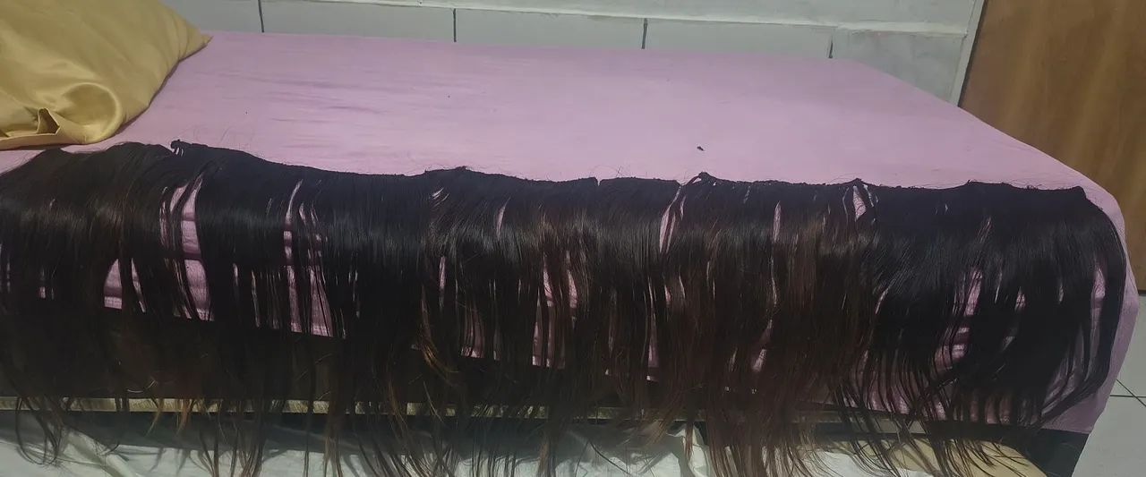 Cabelo humano 6 telas 45/50 cm 270 gr