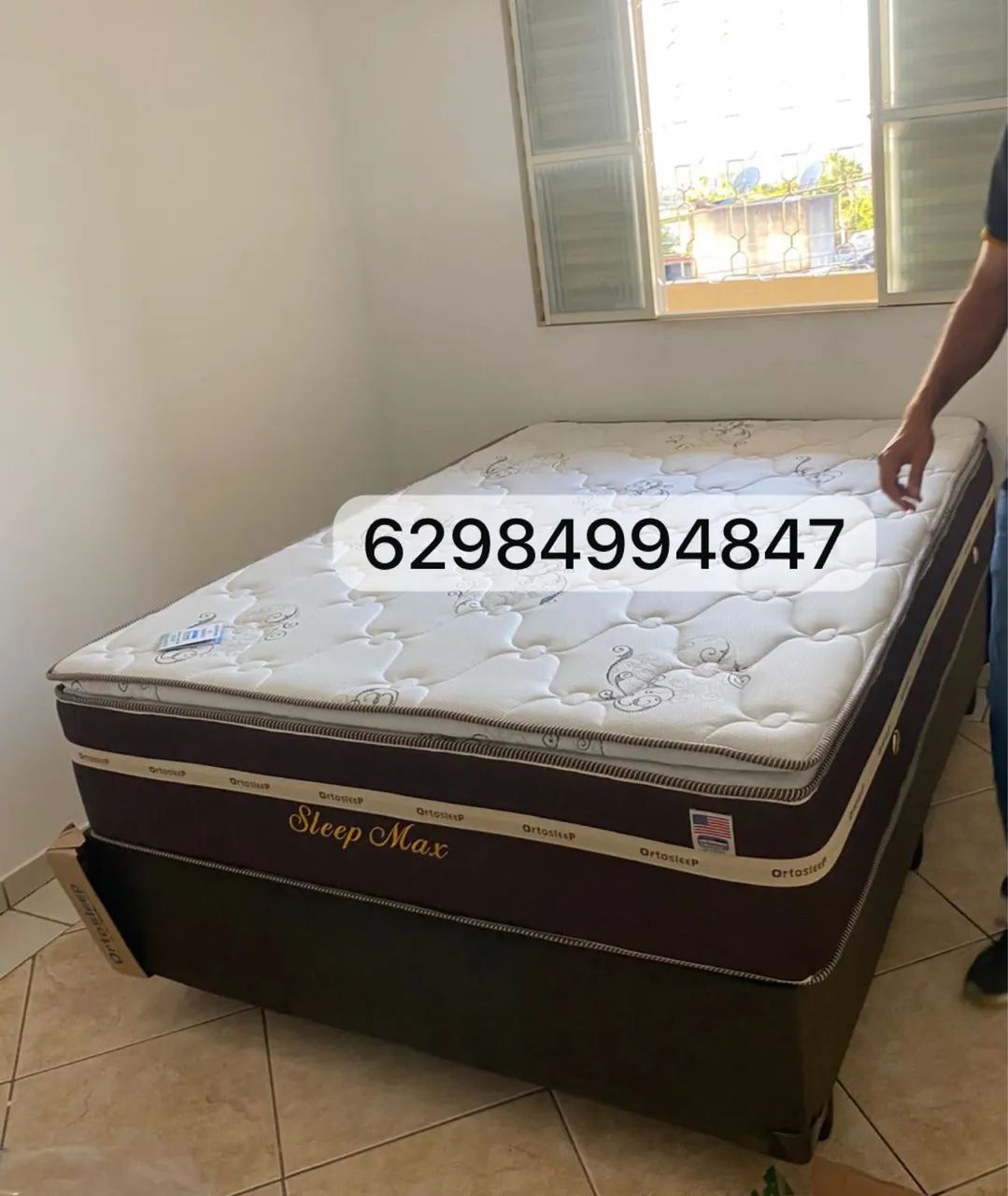 Cama box molas ensacadas casal c pillow top 