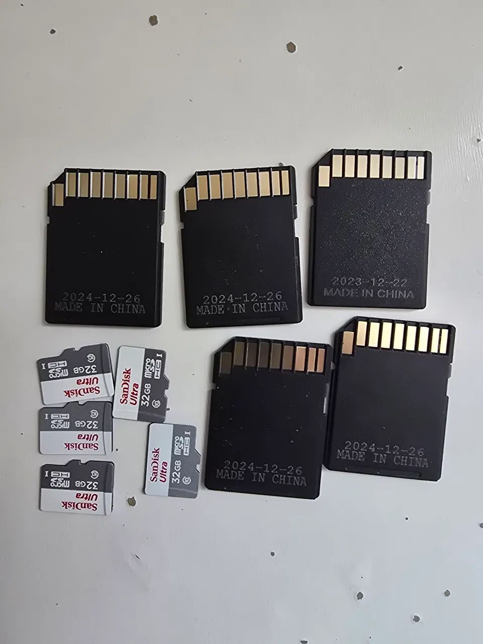 Kit 5 Cartões MicroSD 32GB SanDisk Ultra + Adaptadores - Foto 4