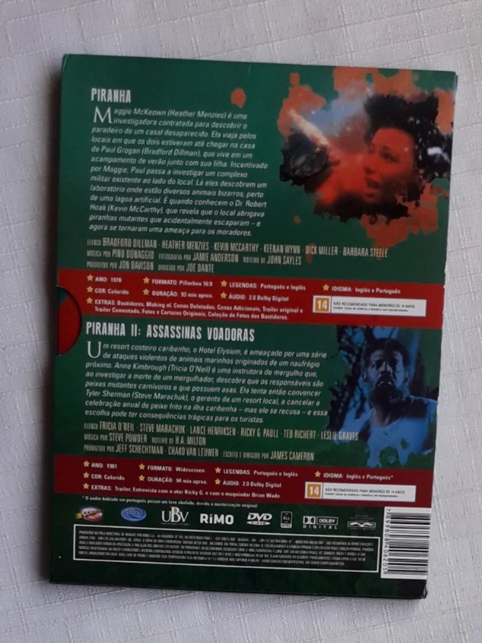 Dvd Box Piranha - 2 Filmes (original) - Foto 2