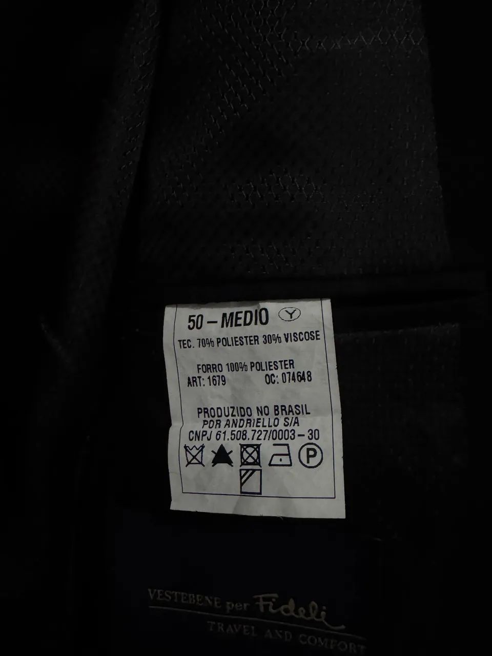 Blazer preto Fidelli (50/M) Slim - Foto 2