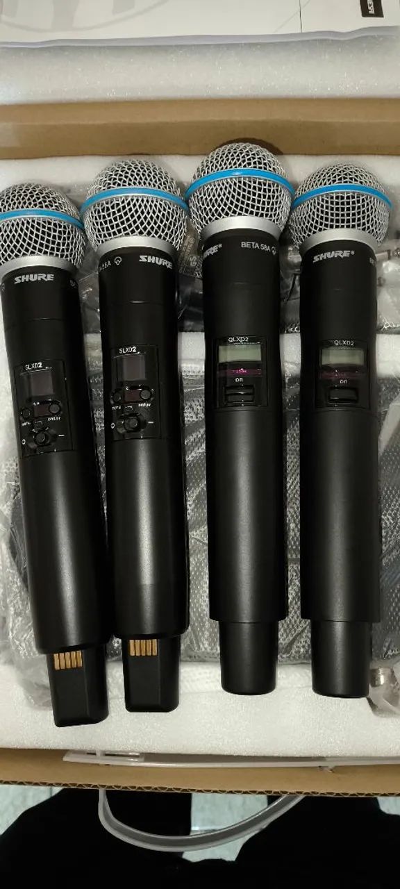 MICROFONE SEM FIO SHURE QLXD  - Foto 3