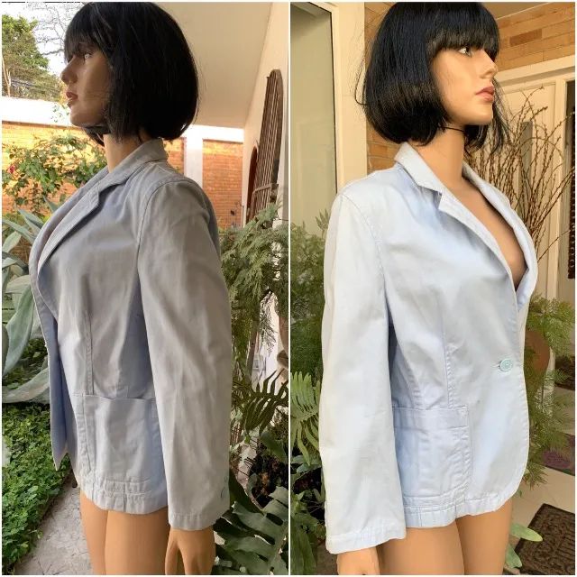 GAP | blazer algodão azul claro XL (GG) - Foto 3