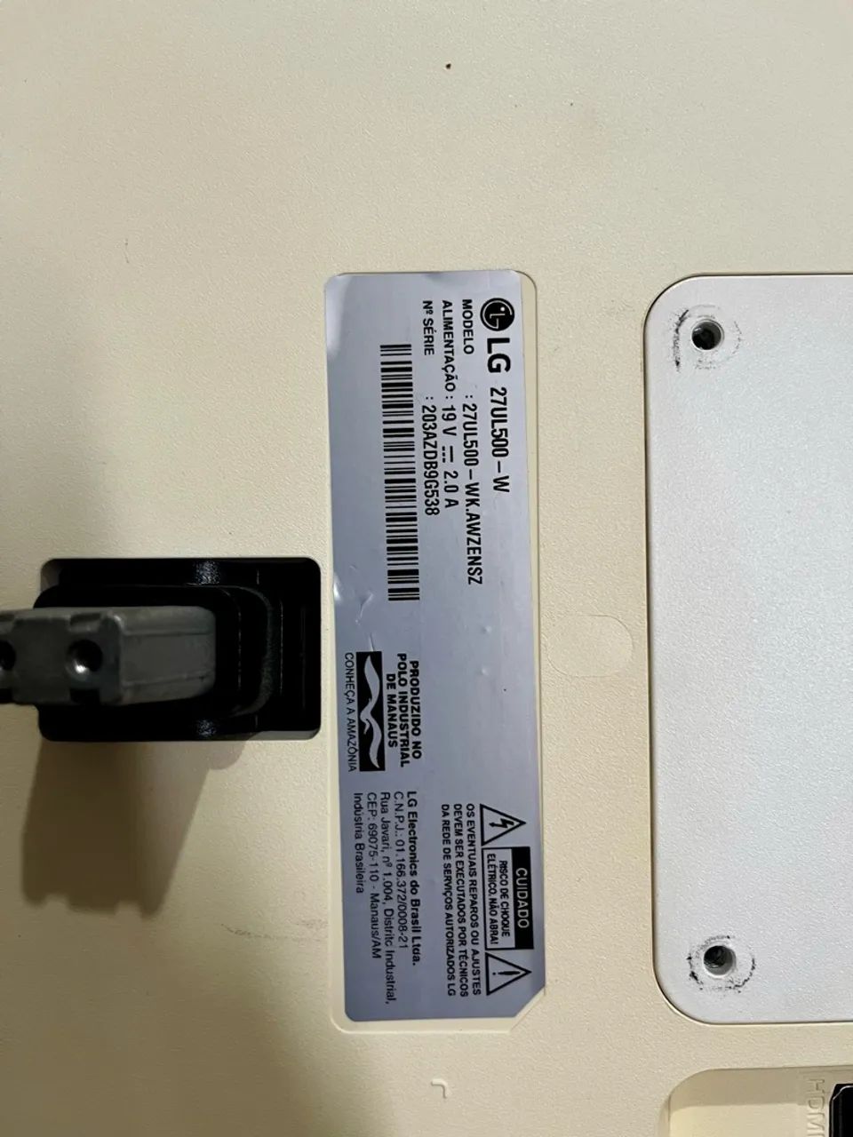 Monitor LG 27UL500-W (ótimo estado) - Foto 5