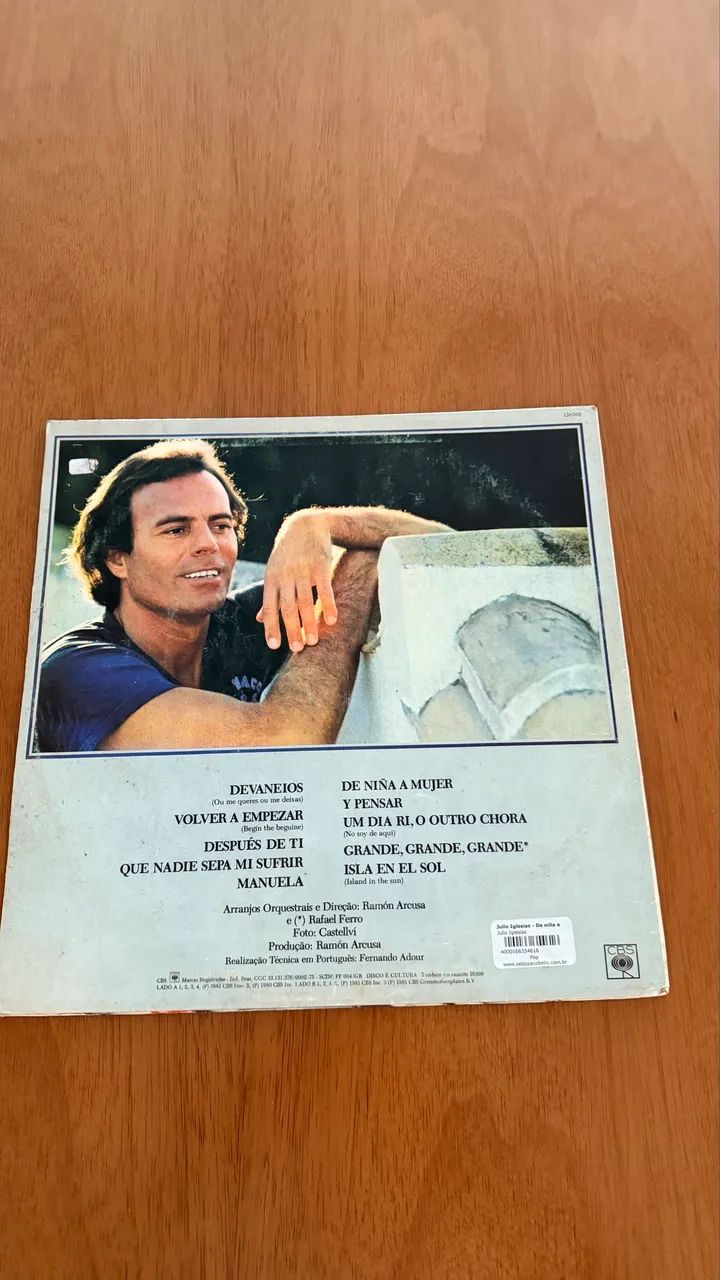 LP Júlio Iglesias De Niña a Mujer - Foto 4