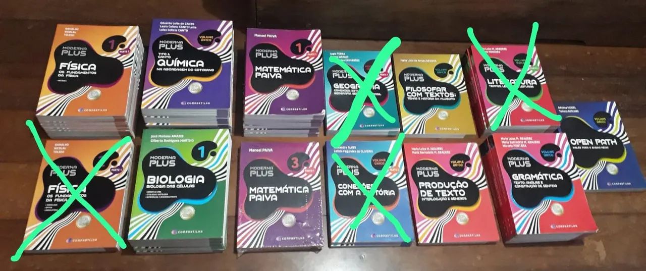 Livros moderna plus 
