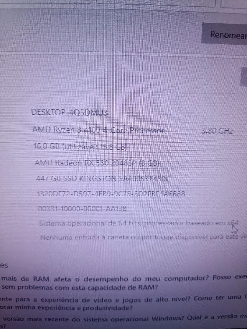 Kit Ryzen 3 4100 4 core 3 80 GHz - Foto 5