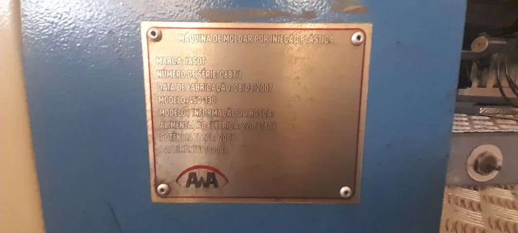 Injetora JASOT 450T - Modelo JS-450-130 - Ótimo Estado - Foto 3