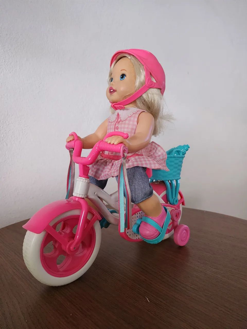 Boneca litlle mommy com bicicleta  - Foto 2