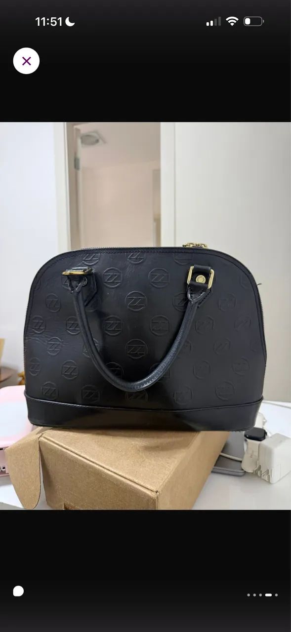 Bolsa Arezzo couro 