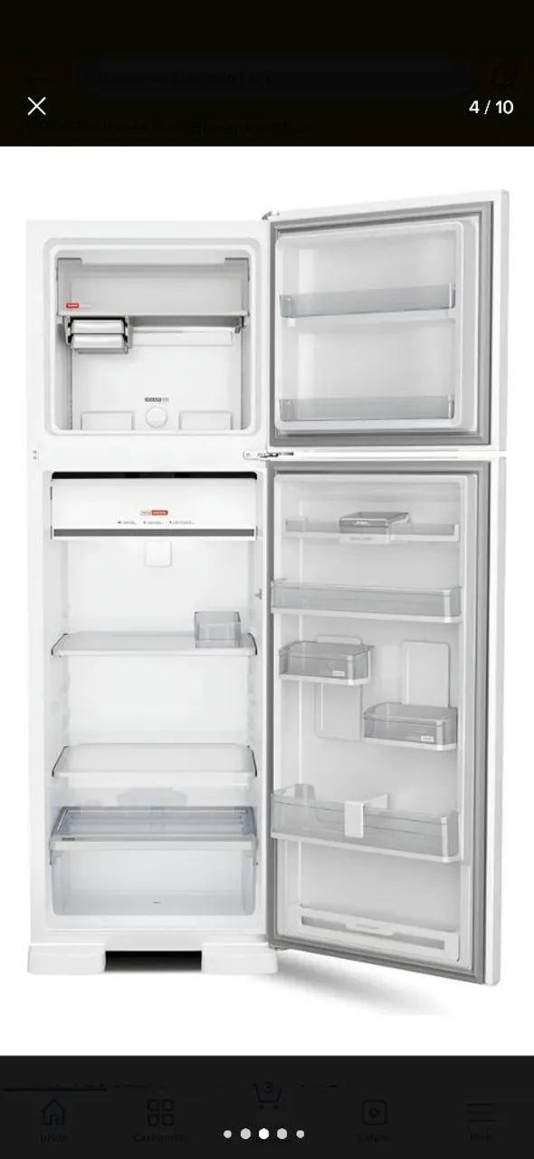 Geladeira Frost Free Duplex 400L BRM54JB Branca - Geladeiras e