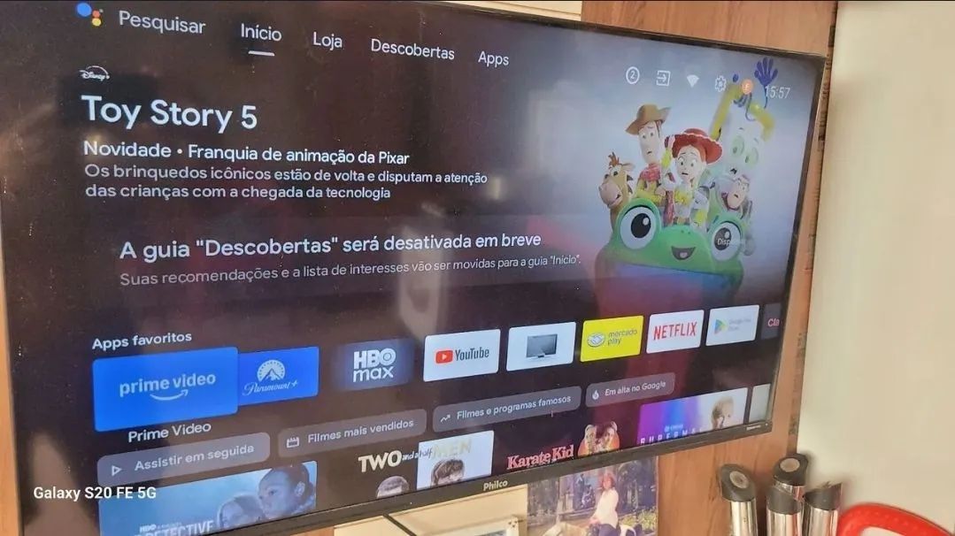 TV PHILCO ANDROID 40 P. PERFEITA 