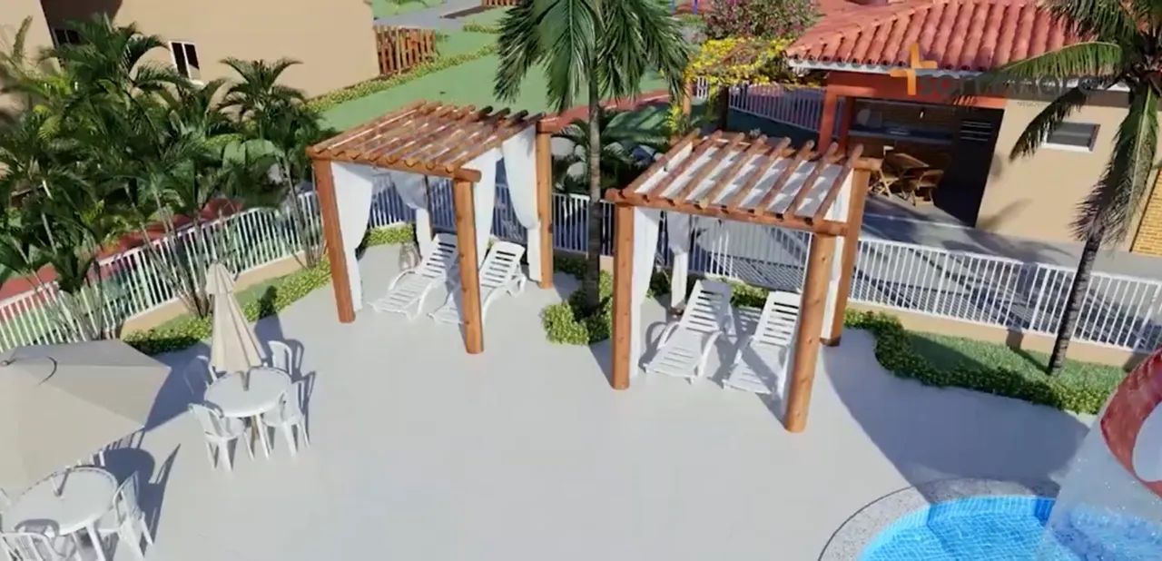 Apto completo a 700m da praia 